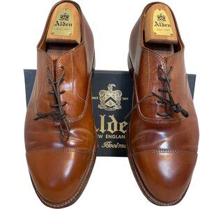 Alden Cap toe oxford, Whiskey Shell Size 10 C/E